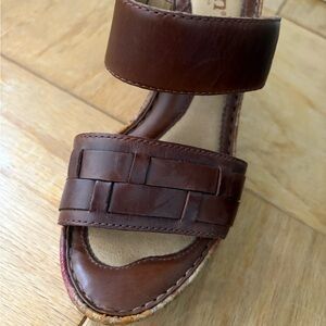 Brown Leather Women's Sandals